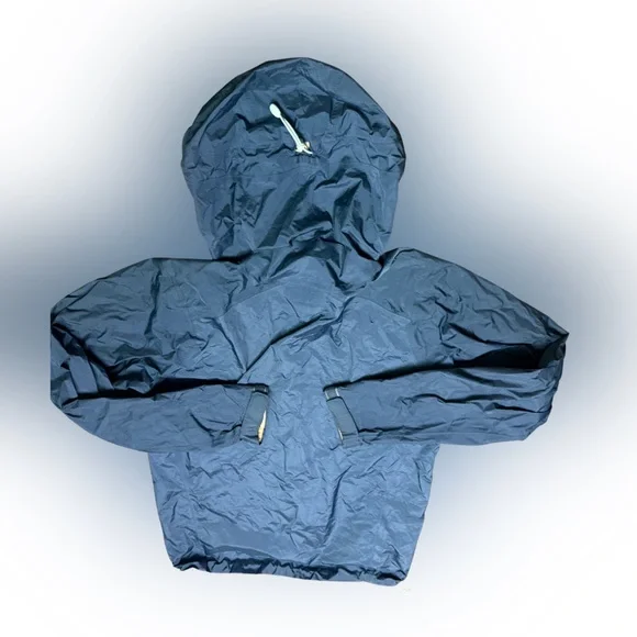 Patagonia Men's Navy Hooded Raincoat - Picture 2 of 7